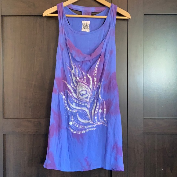Miss Me dress tie dye L - Picture 1 of 7